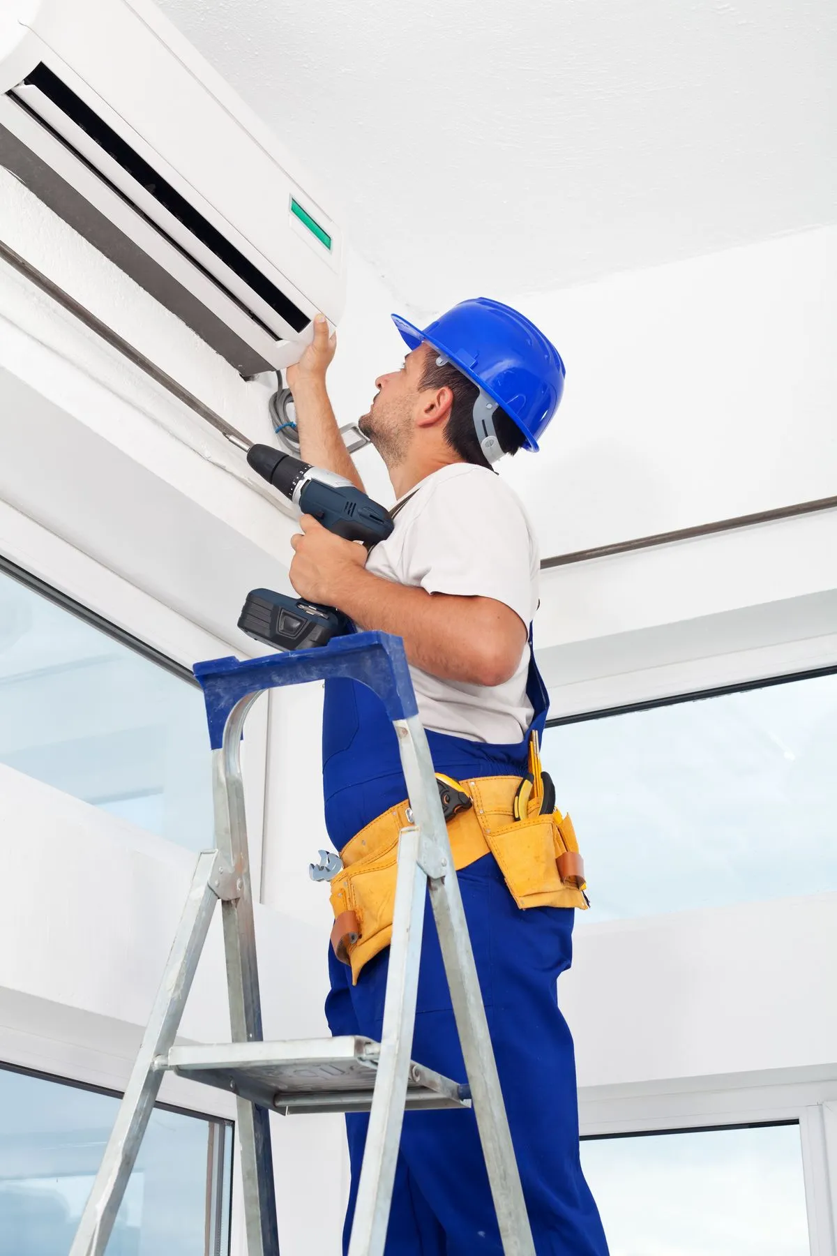 professional HVAC Installation of a Mini-Split Air Conditioner